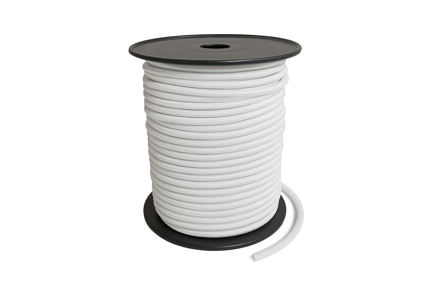 Gummikordel weiß