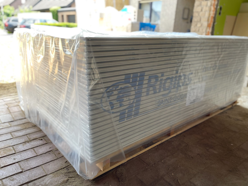 Abdeckhauben für Gipskarton-Paletten - 2000 x 1250 x 700 x 0,100 mm Abdeckhauben Gipskartonpalette