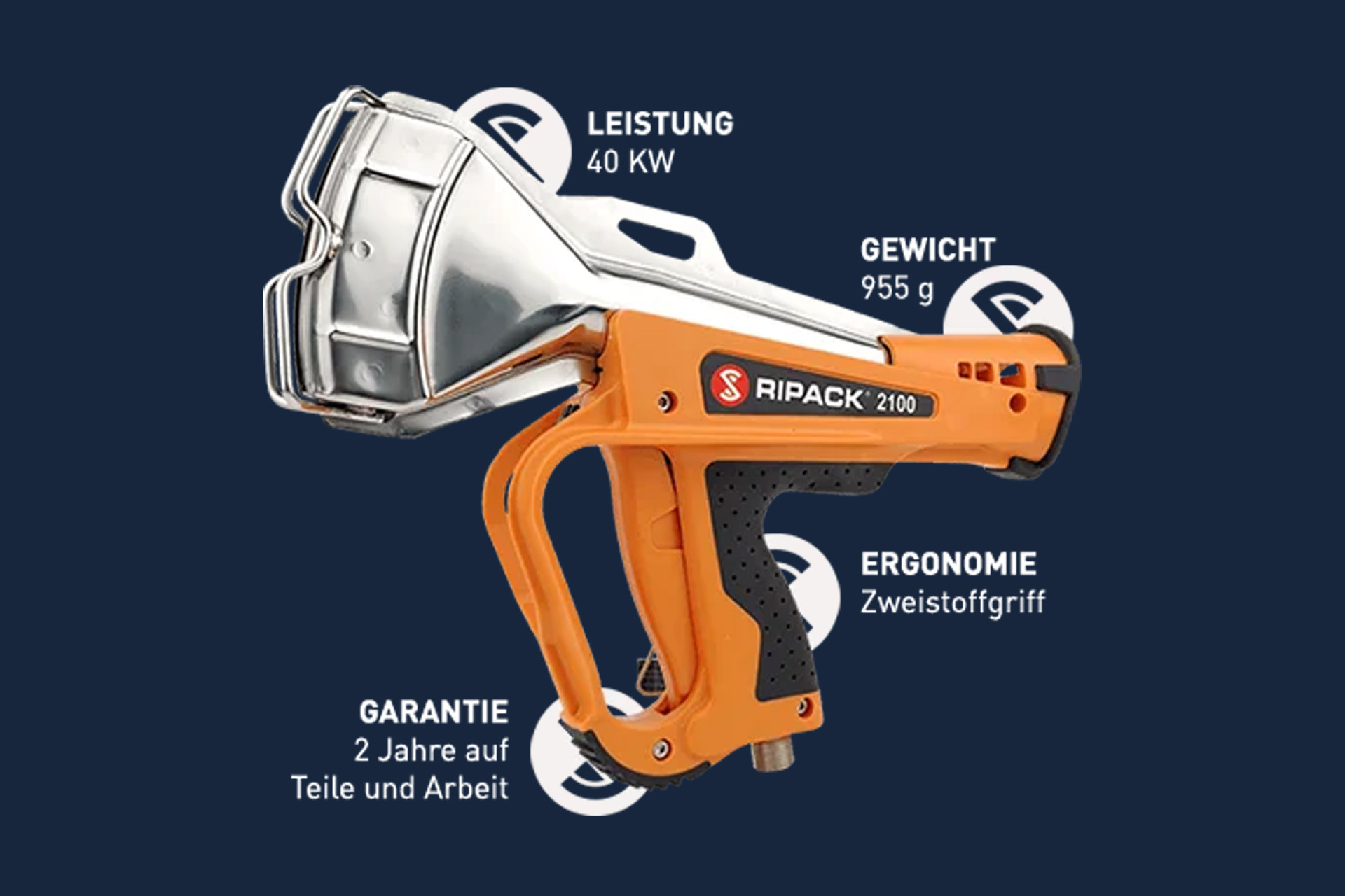 Ripack 3000 - Shrink gun Schrumpfpistole Ripack-2100