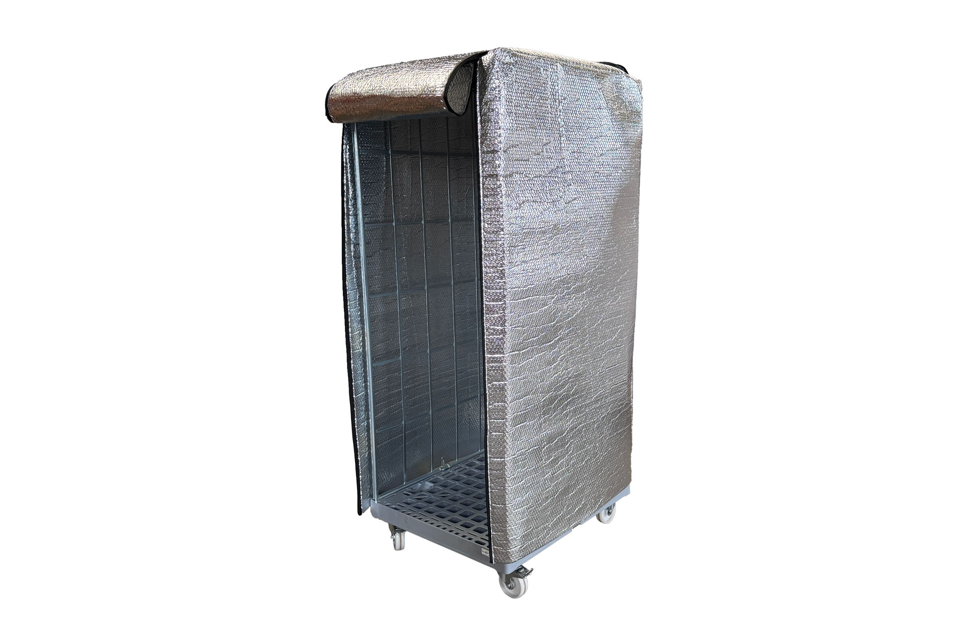 Thermal protection covers for roller containers