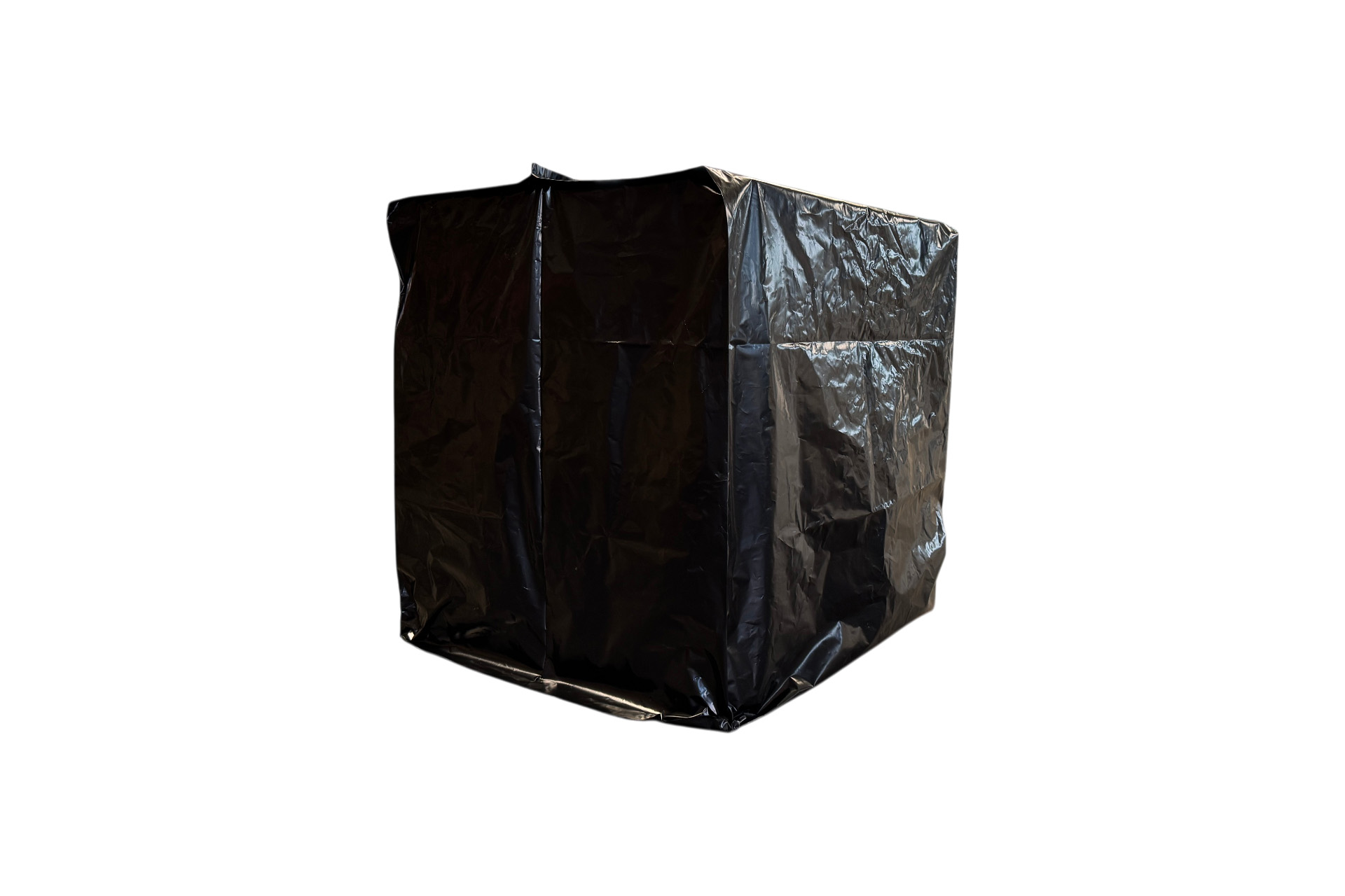 Abdeckhauben/Schutzhüllen für IBC Container schwarz 120 x 100 x 100 cm x 0,100 mm