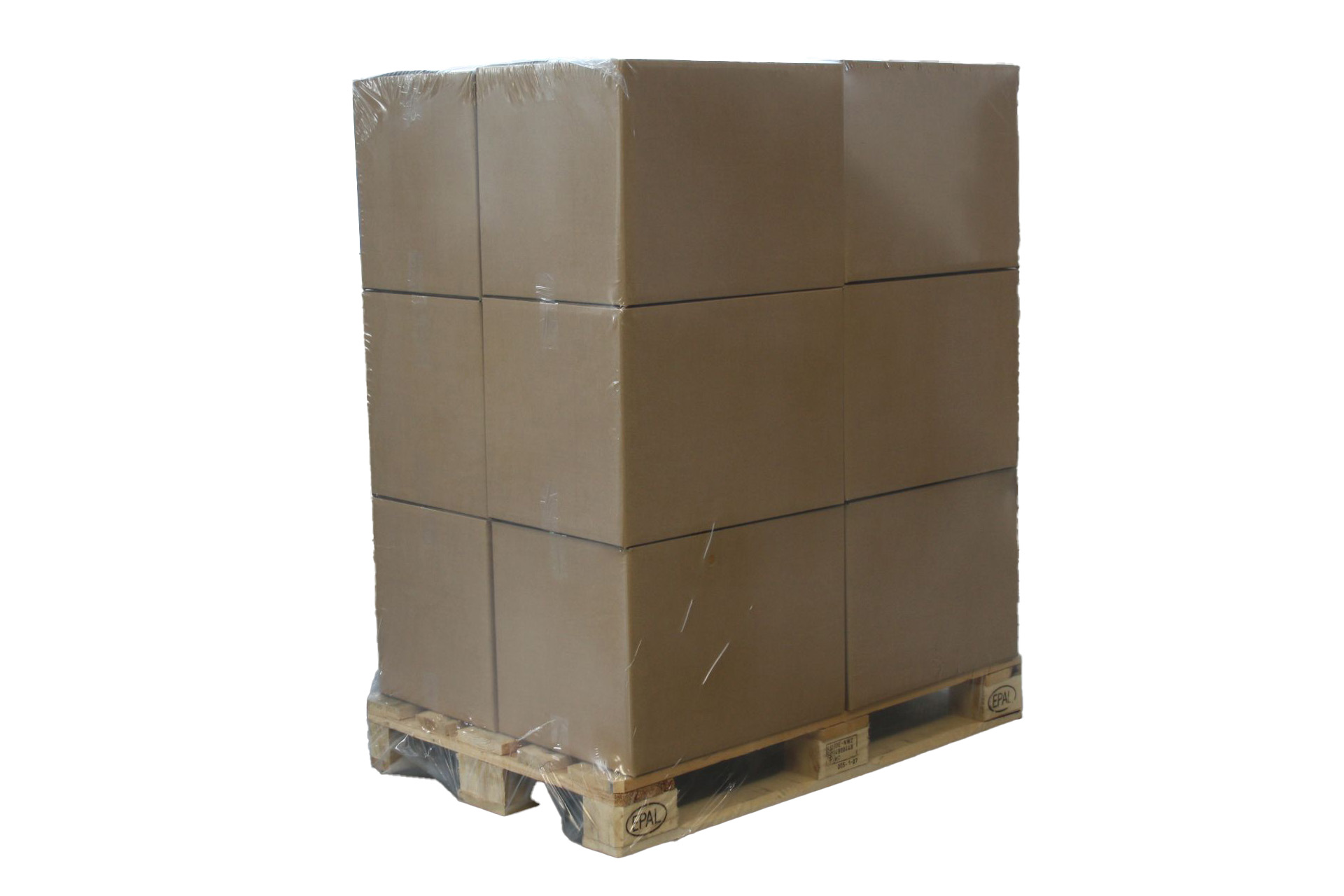 Schrumpfhauben für Europaletten - auf Rolle perforiert Anwendung-Schrumpfhaube-polytec