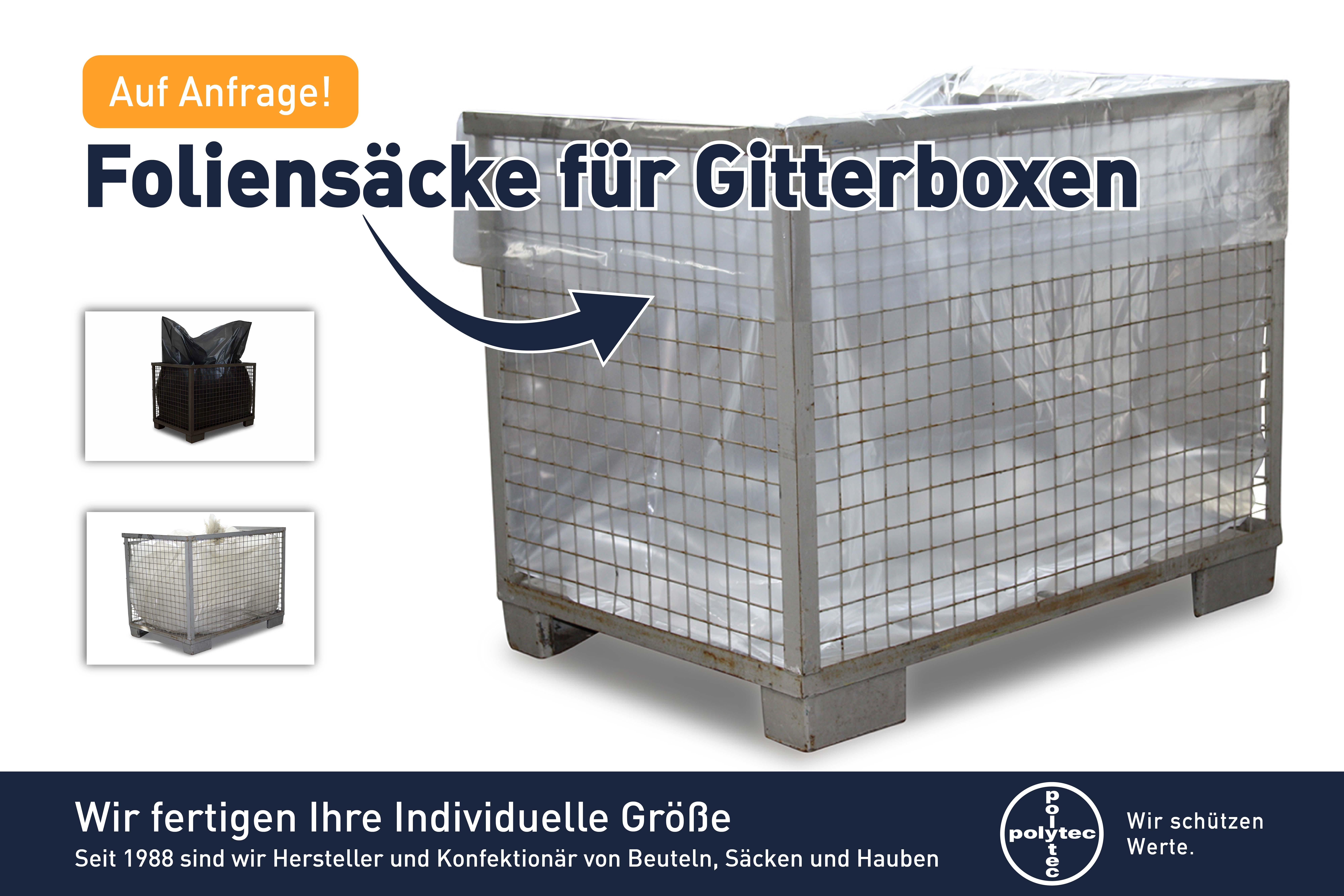  Foliensäcke für Gitterboxen - Auf Anfrage!