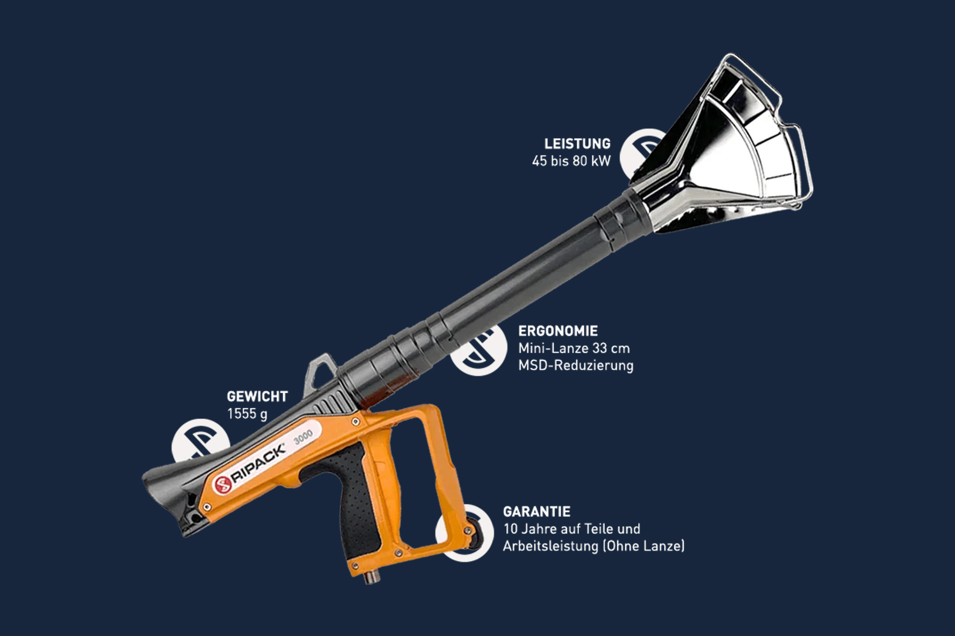 Schrumpfpistole Ripack-3000+