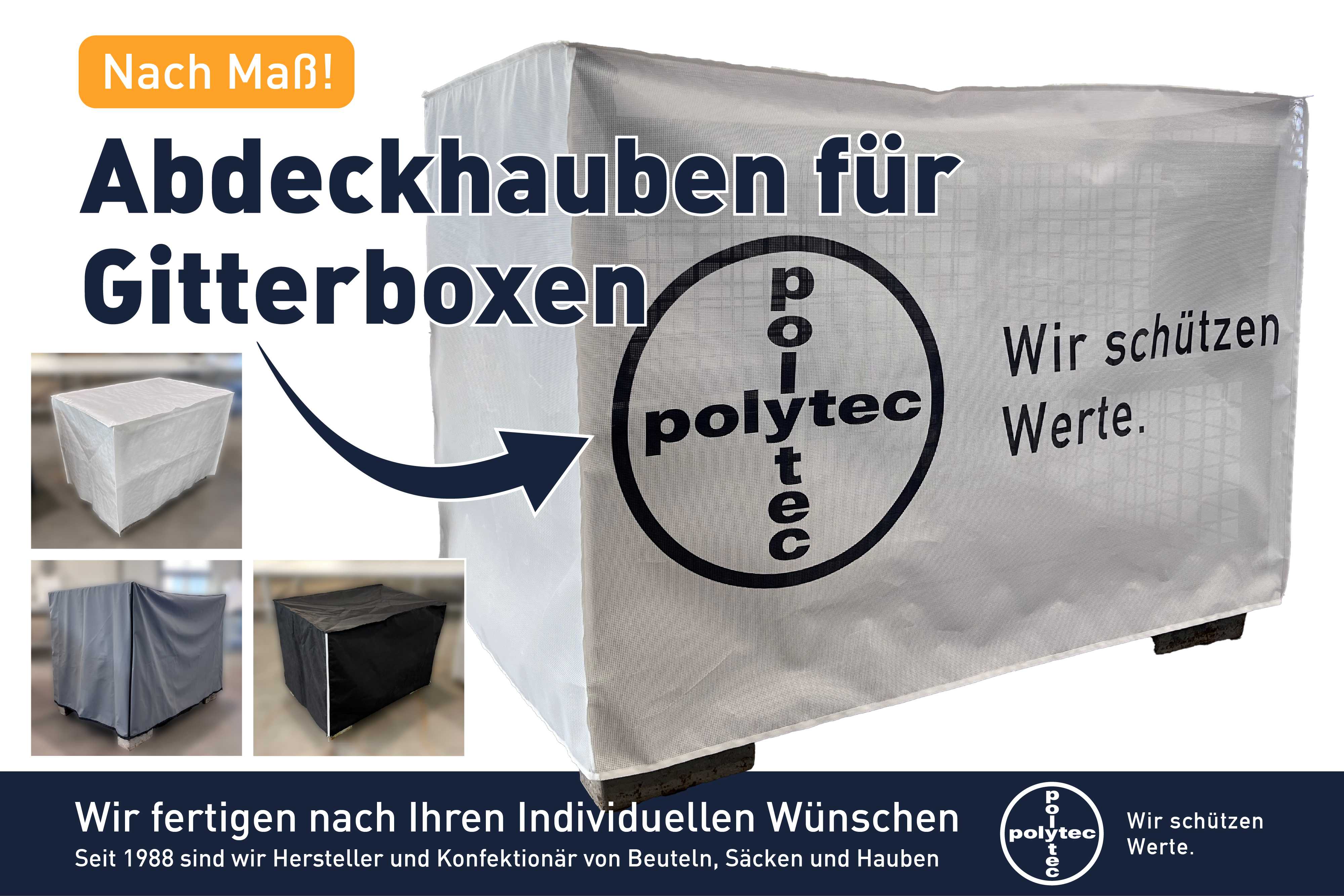 Abdeckhauben für Gitterboxen
