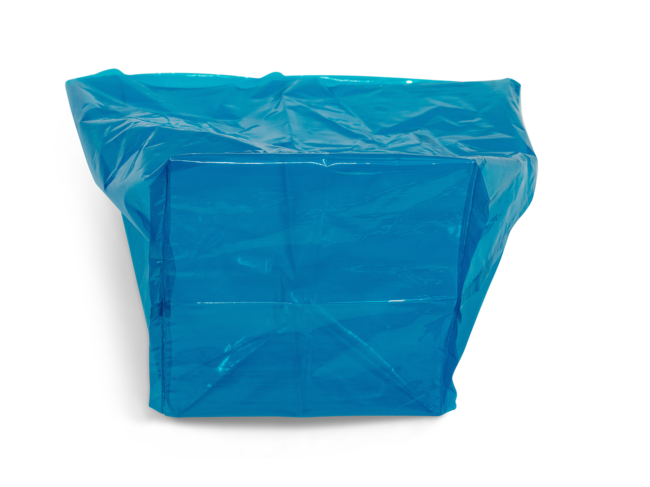 Kastenhaube transparent-blau