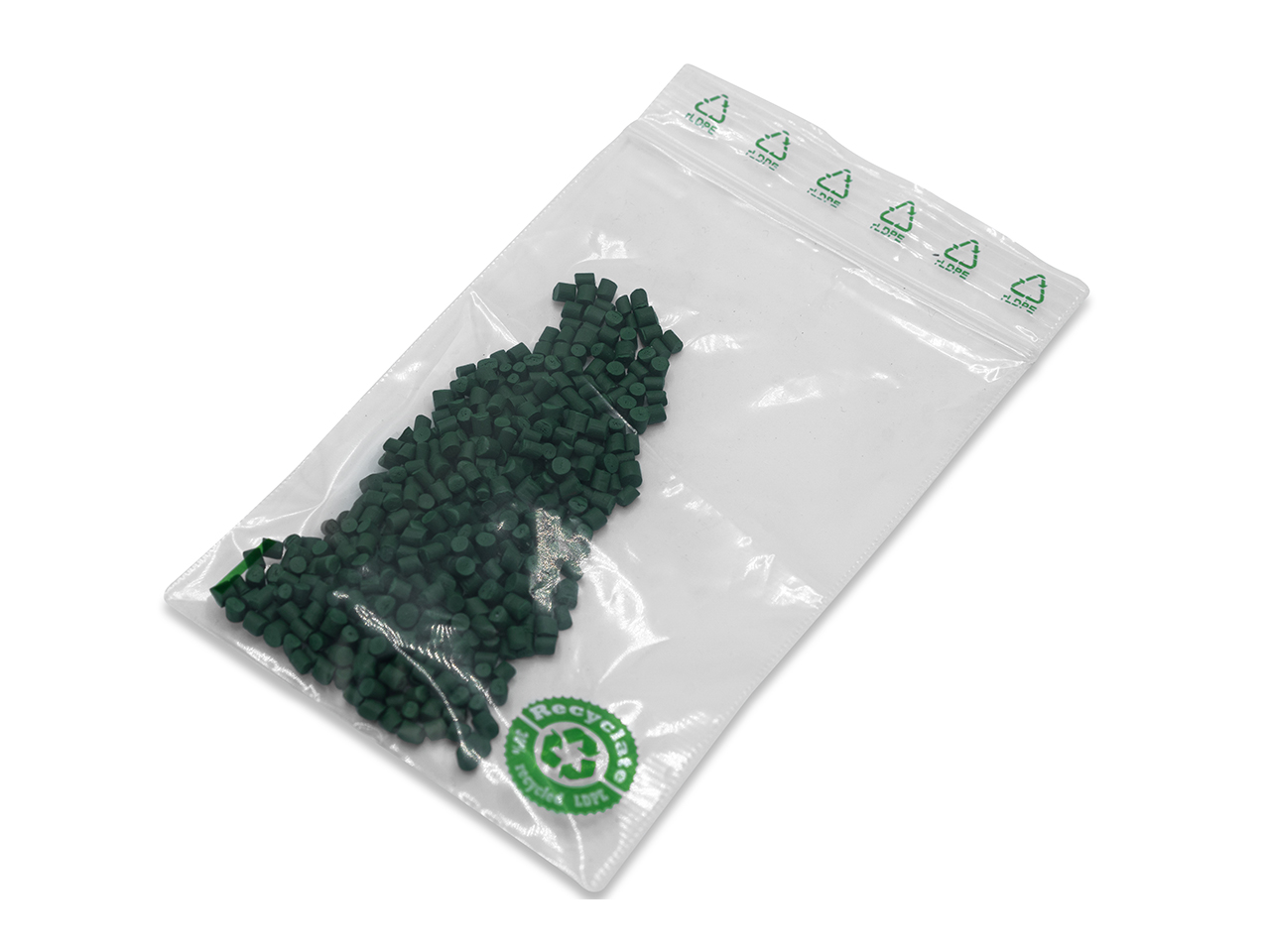 Druckverschlussbeutel Recyclinganteil