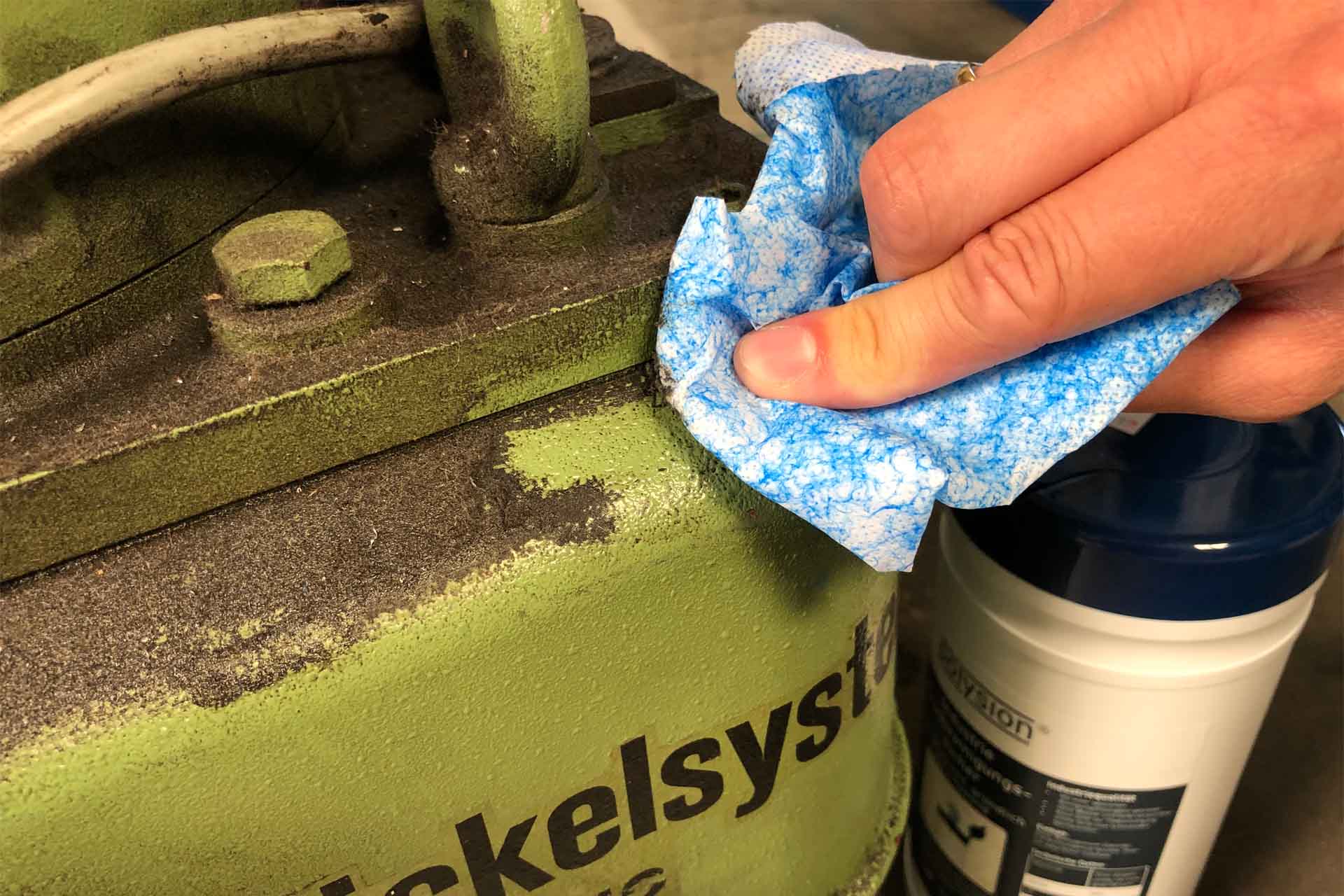 Anwendung Industrie Feuchttücher